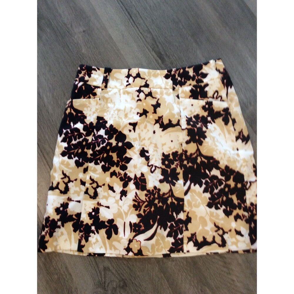 Golf Print Skirt Skorts Tehama Haley Size 6 Floral